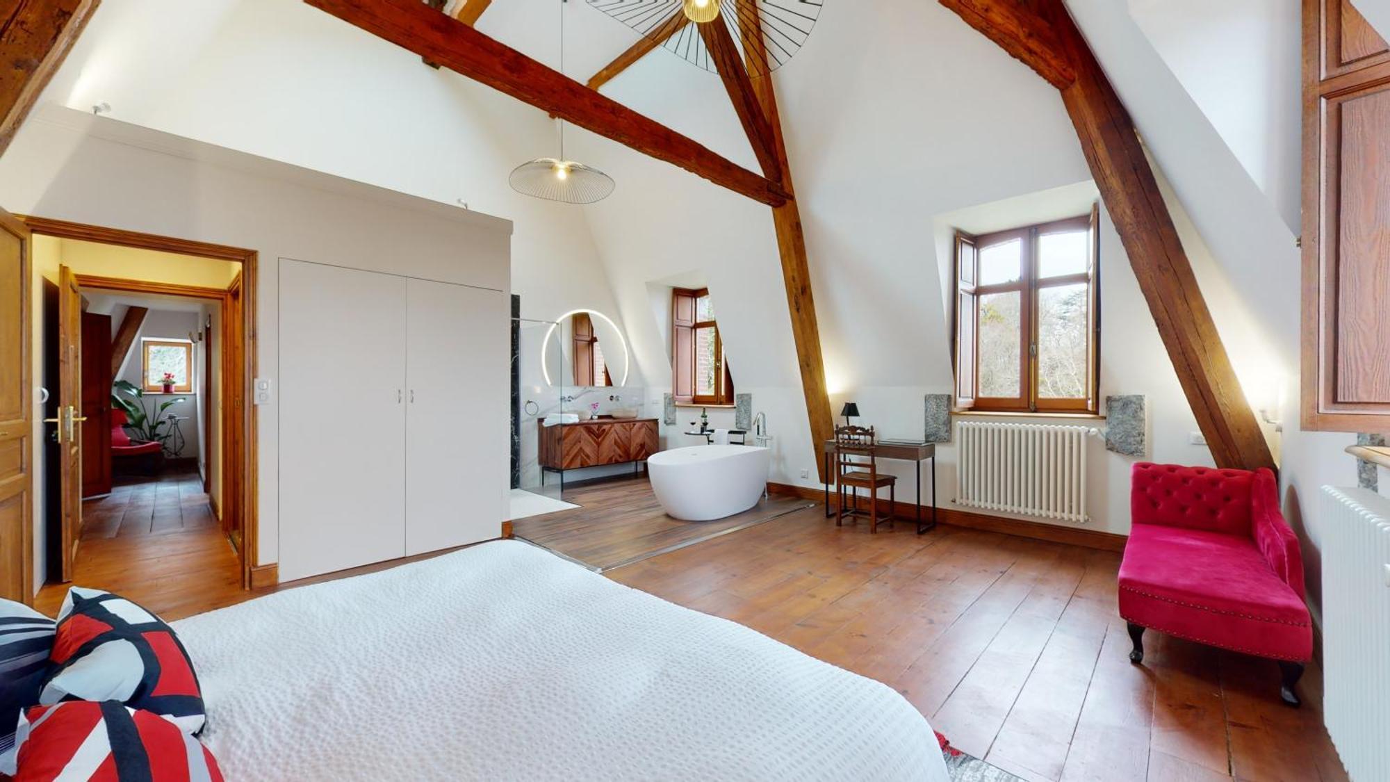 Domaine De La Tisnere Bed and Breakfast Gelos Kamer foto
